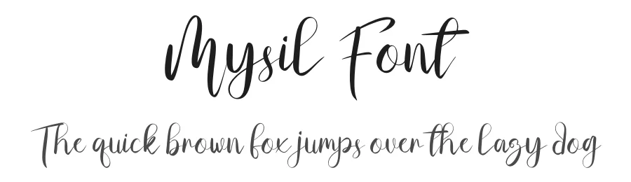Mysil Font by khalwastudio — Script Handwritten Font
