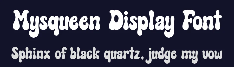 Mysqueen Display Font by Dantype — Decorative Font — thumbnail 2