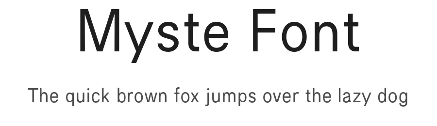 Myste Font by Veryx — Sans Serif Font