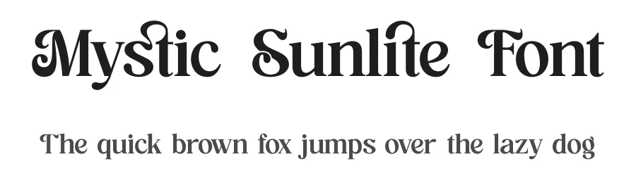 Mystic Sunlite Font by timelesstype.co — Serif Font