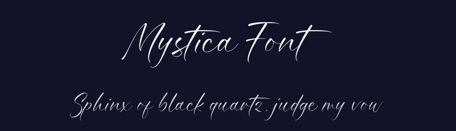 Mystica Font by AesthericaStudio — Script Handwritten Font — thumbnail 2