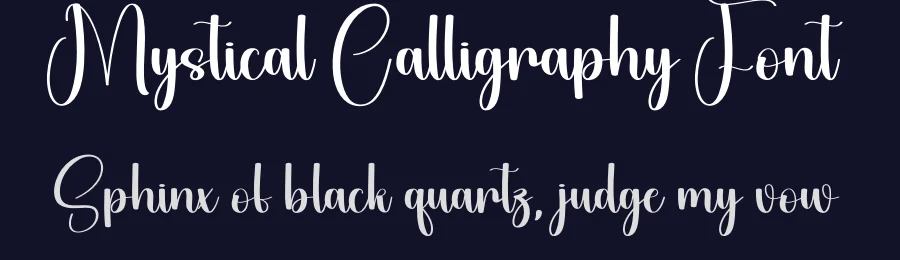 Mystical Calligraphy Font by creativeletter — Script Handwritten Font — thumbnail 2