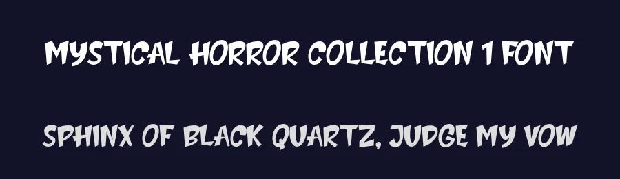 Mystical Horror Collection 1 Font by ahweproject — Decorative Font — thumbnail 2