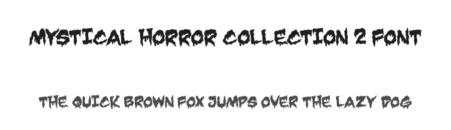 Mystical Horror Collection 2 Font