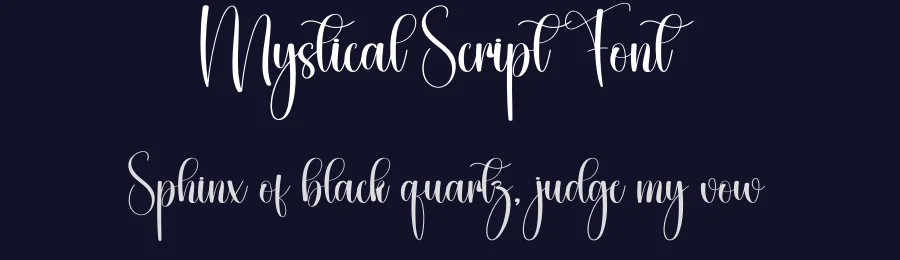 Mystical Script Font by creativeletter — Script Handwritten Font — thumbnail 2