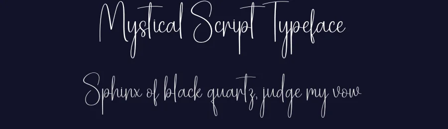 Mystical Script Typeface by creativeletter — Script Handwritten Font — thumbnail 2