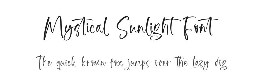 Mystical Sunlight Font by letterenastudios — Script Handwritten Font