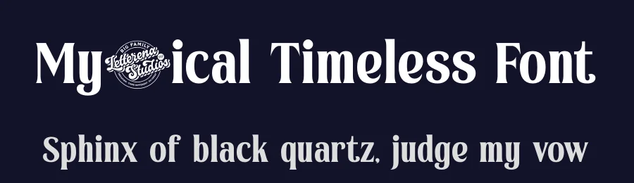Mystical Timeless Font by letterenastudios — Serif Font — thumbnail 2