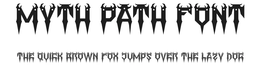 Myth Path Font by noahtype — Display Font