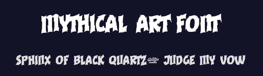 Mythical Art Font by noahtype — Display Font — thumbnail 2