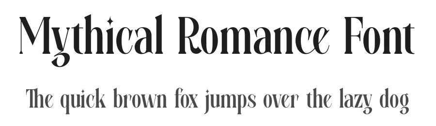 Mythical Romance Font by timelesstype.co — Serif Font