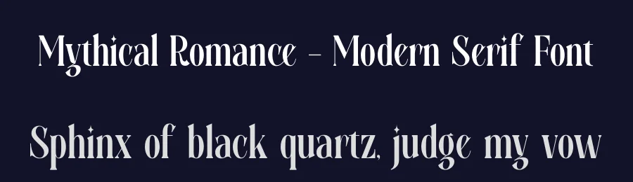 Mythical Romance – Modern Serif Font by timelesstype.co — Display Font — thumbnail 2