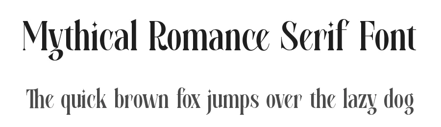 Mythical Romance Serif Font by timelesstype.co — Serif Font