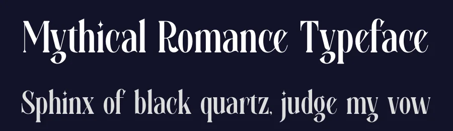 Mythical Romance Typeface by timelesstype.co — Display Font — thumbnail 2