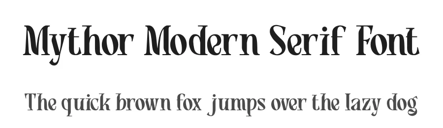 Mythor Modern Serif Font by PutraCetol Studio — Display Font