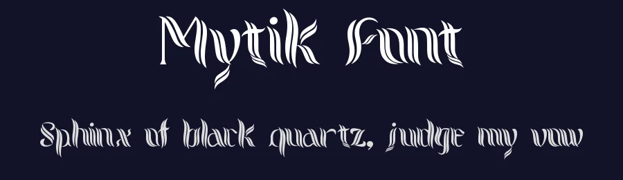 Mytik Font by Letternesia studio — Display Font — thumbnail 2