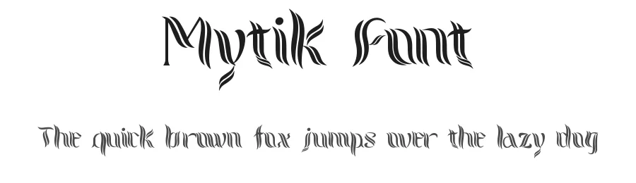 Mytik Font by Letternesia studio โ Display Font