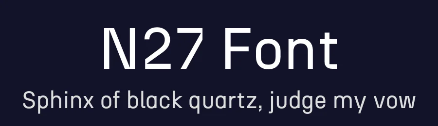 N27 Font by atipo — Sans Serif Font — thumbnail 2