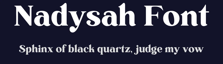 Nadysah Font by gianstudio12 — Serif Font — thumbnail 2