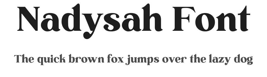 Nadysah Font by gianstudio12 — Serif Font