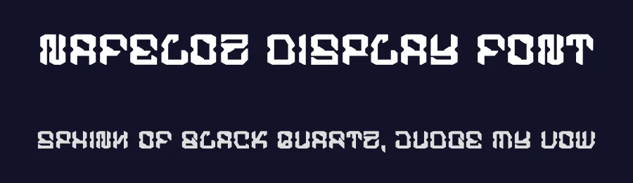 Nafeloz Display Font by Dhabee — Decorative Font — thumbnail 2