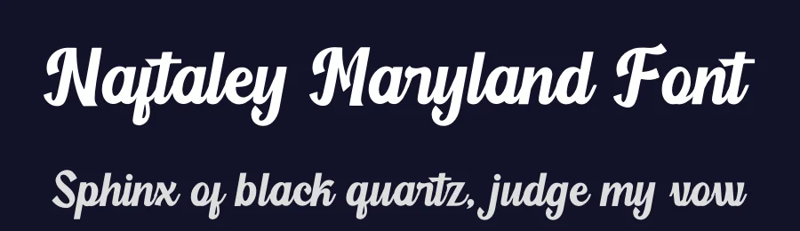 Naftaley Maryland Font by Denustudios — Decorative Font — thumbnail 2