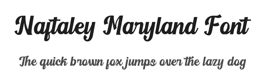 Naftaley Maryland Font by Denustudios — Decorative Font