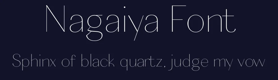 Nagaiya Font by Identitype — Sans Serif Font — thumbnail 2