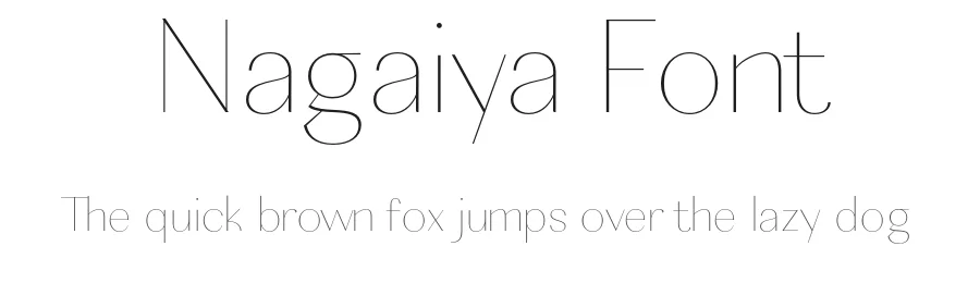 Nagaiya Font by Identitype — Sans Serif Font