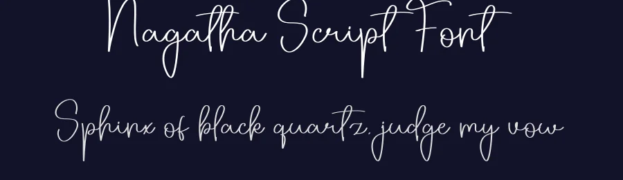 Nagatha Script Font by creativeletter — Script Handwritten Font — thumbnail 2
