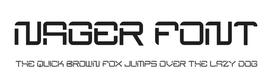 Nager Font by hayoyuka8 — Display Font