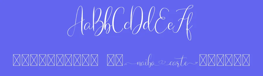 Naibacarte Script Font by Nirmana Visual — Script Handwritten Font — thumbnail 3