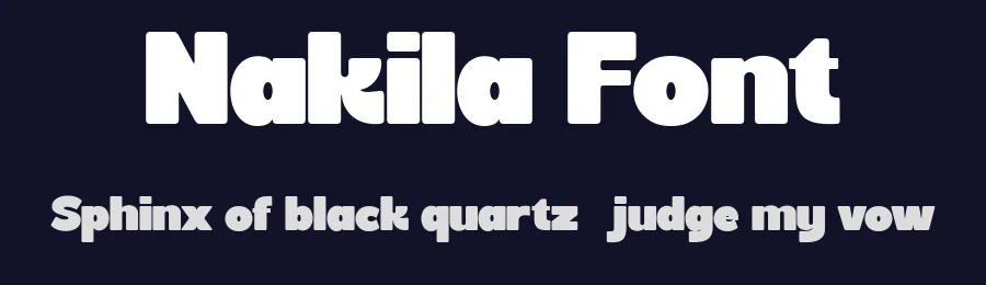 Nakila Font by Flawless And Co — Display Font — thumbnail 2