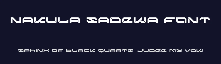 Nakula Sadewa Font by Maknastd — Display Font — thumbnail 2