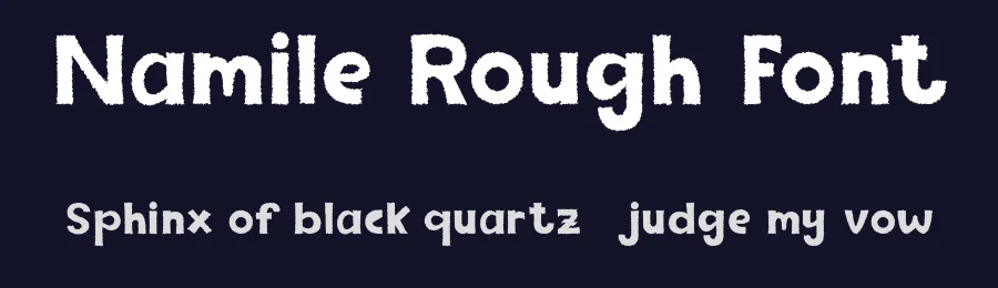 Namile Rough Font by craftsupplyco — Sans Serif Font — thumbnail 2
