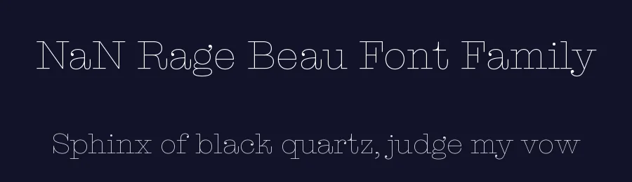 NaN Rage Beau Font Family by NaN — Slab Serif Font — thumbnail 2