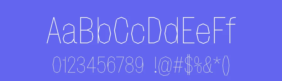 NaN Rage Poly Font Family by NaN — Display Font — thumbnail 3