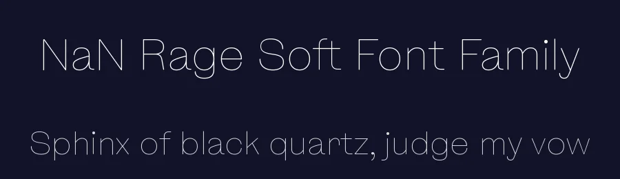 NaN Rage Soft Font Family by NaN — Display Font — thumbnail 2