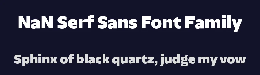 NaN Serf Sans Font Family by NaN — Sans Serif Font — thumbnail 2