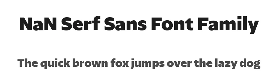 NaN Serf Sans Font Family by NaN — Sans Serif Font