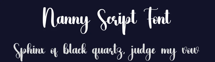 Nanny Script Font by creativeletter — Script Handwritten Font — thumbnail 2