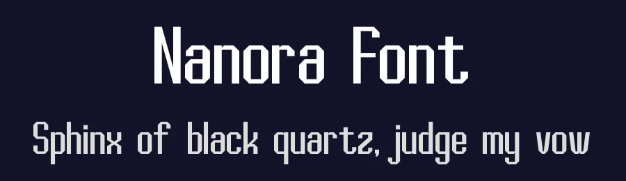 Nanora Font by Denustudios — Display Font — thumbnail 2