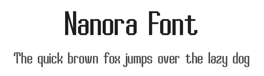 Nanora Font by Denustudios — Display Font