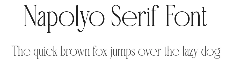 Napolyo Serif Font by ErmediaStudio — Serif Font