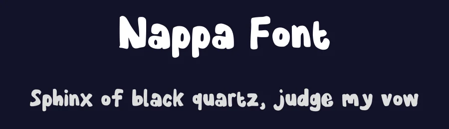 Nappa Font by oreovocado — Display Font — thumbnail 2