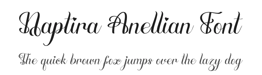 Naptira Anellian Font by Gracetypestudio — Script Handwritten Font