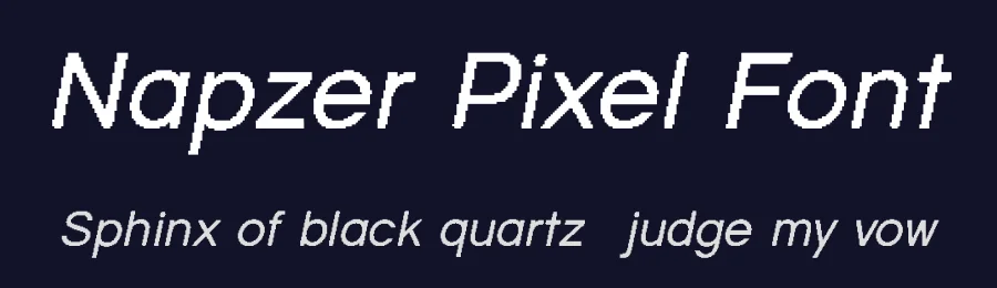 Napzer Pixel Font by craftsupplyco — Display Font — thumbnail 2