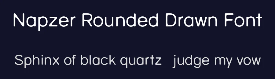 Napzer Rounded Drawn Font by craftsupplyco — Sans Serif Font — thumbnail 2