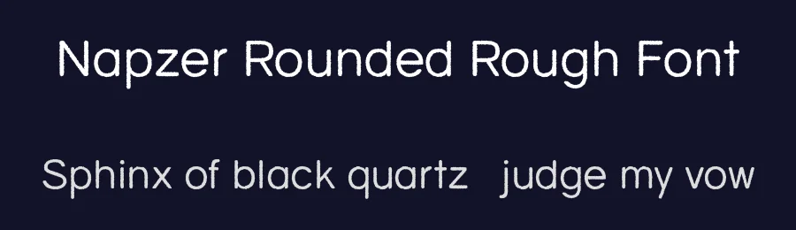 Napzer Rounded Rough Font by craftsupplyco — Sans Serif Font — thumbnail 2