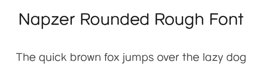 Napzer Rounded Rough Font by craftsupplyco — Sans Serif Font